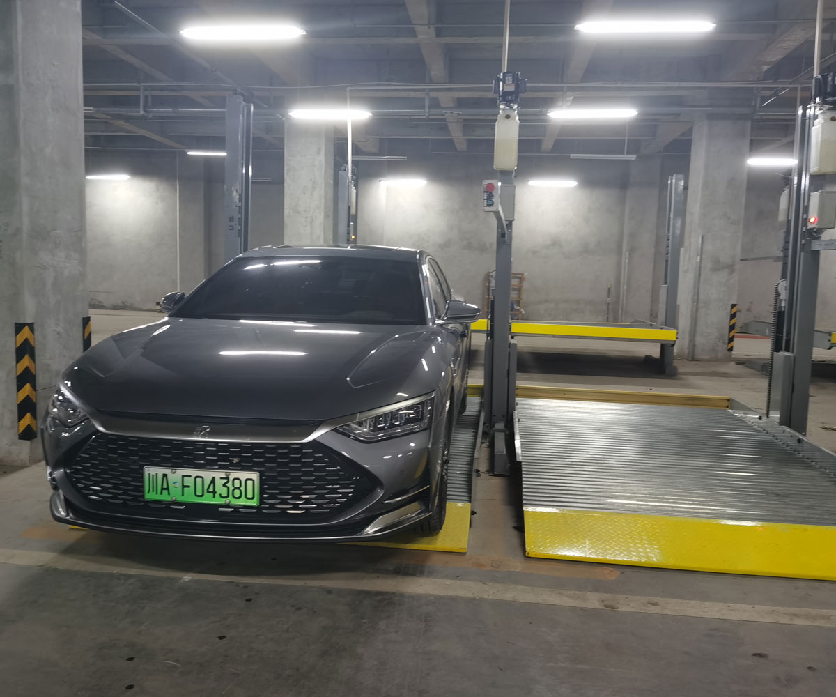 六枝雙層PSH型機械停車位過規劃