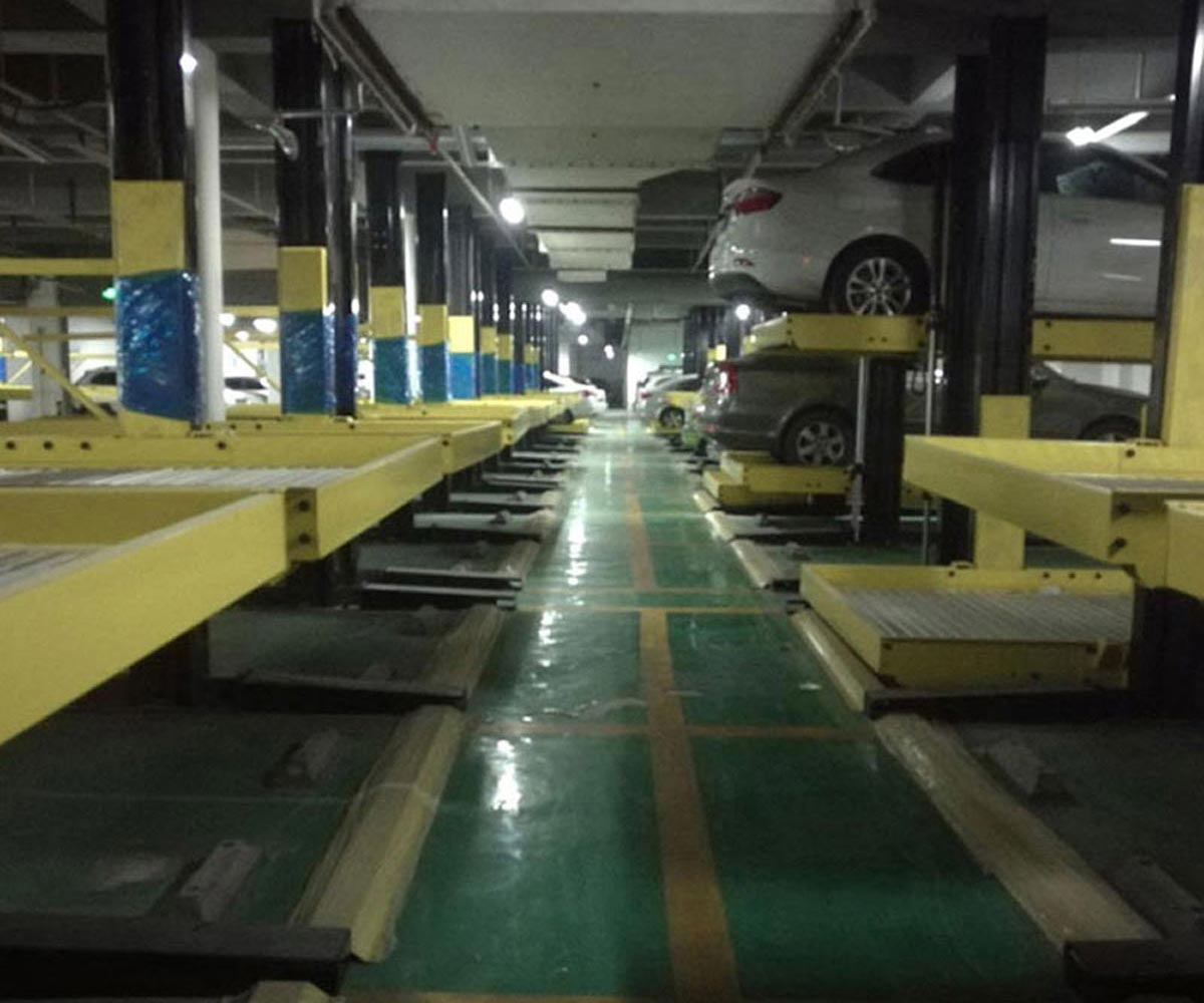 印江2層升降式立體車庫拆除