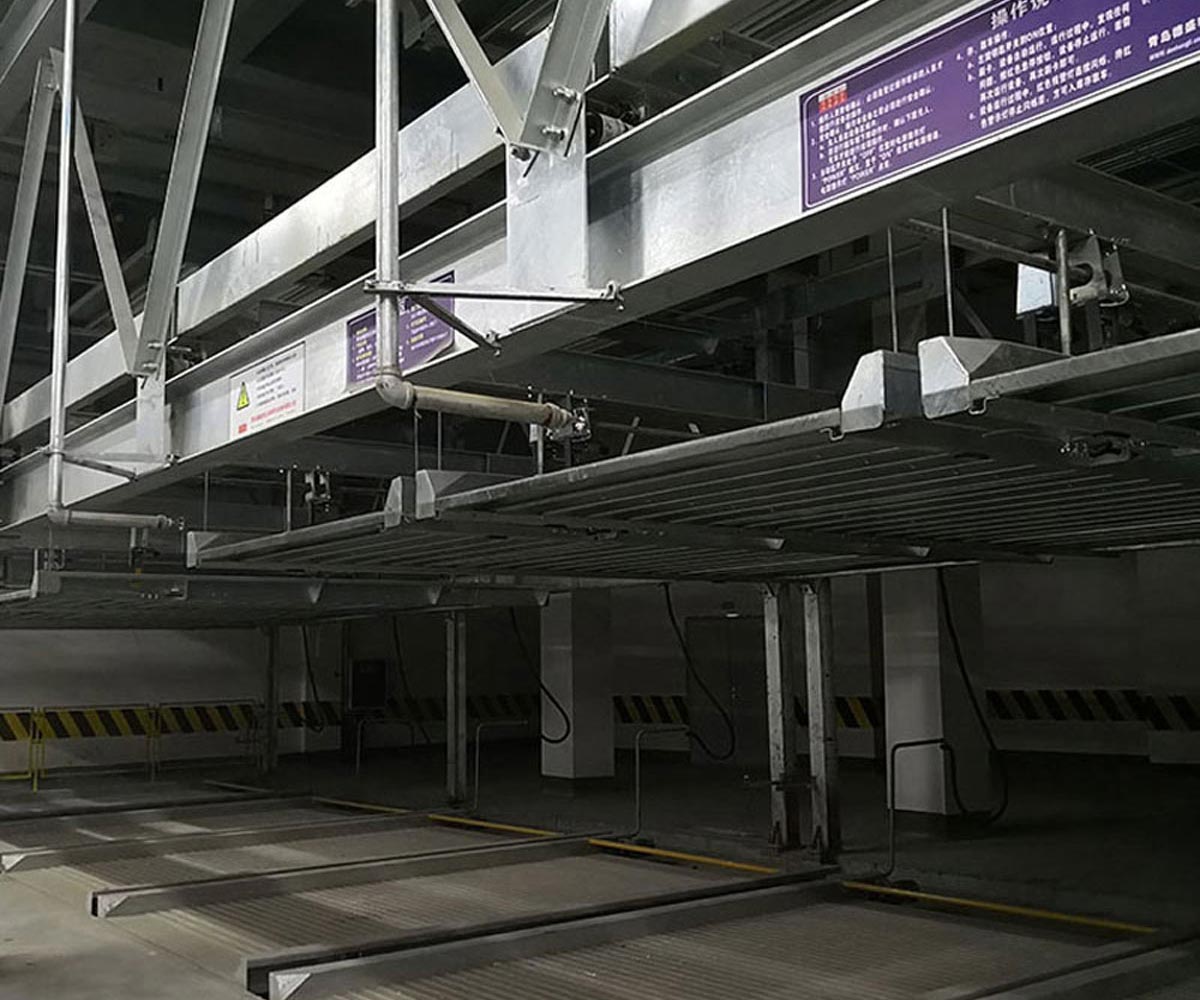 六枝左右橫移機械停車庫拆除