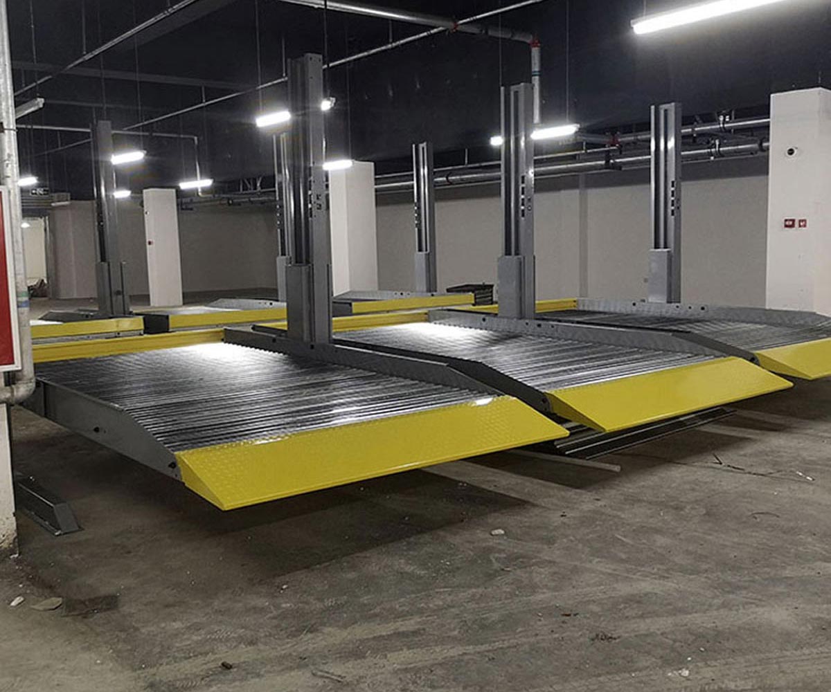 云巖2層簡易式立體停車過驗收