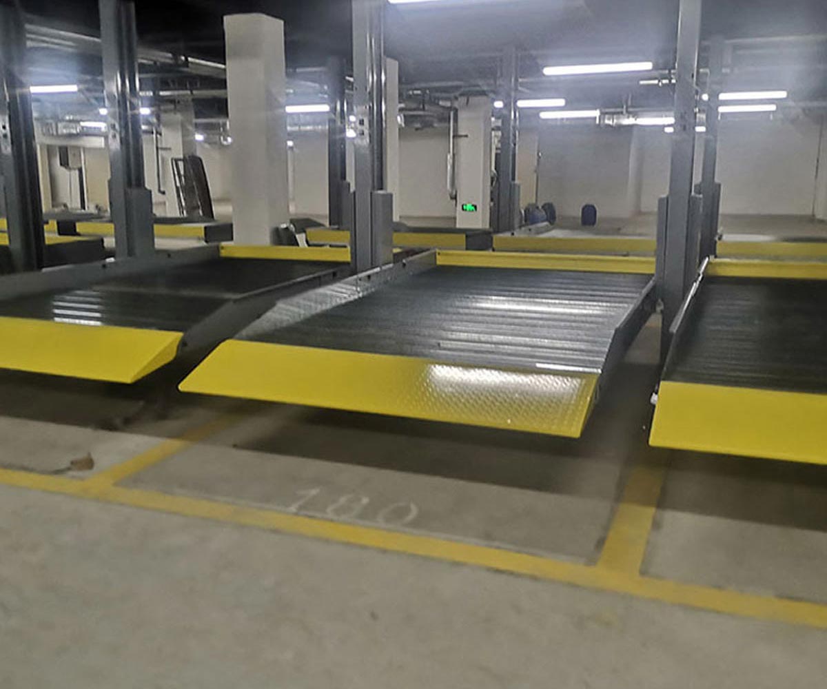 鎮寧地下室簡易升降機械停車改造
