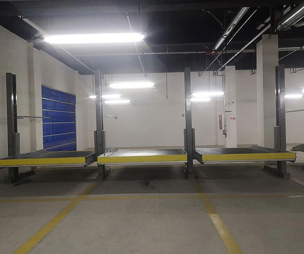 六枝兩層PSH型立體車位過驗收