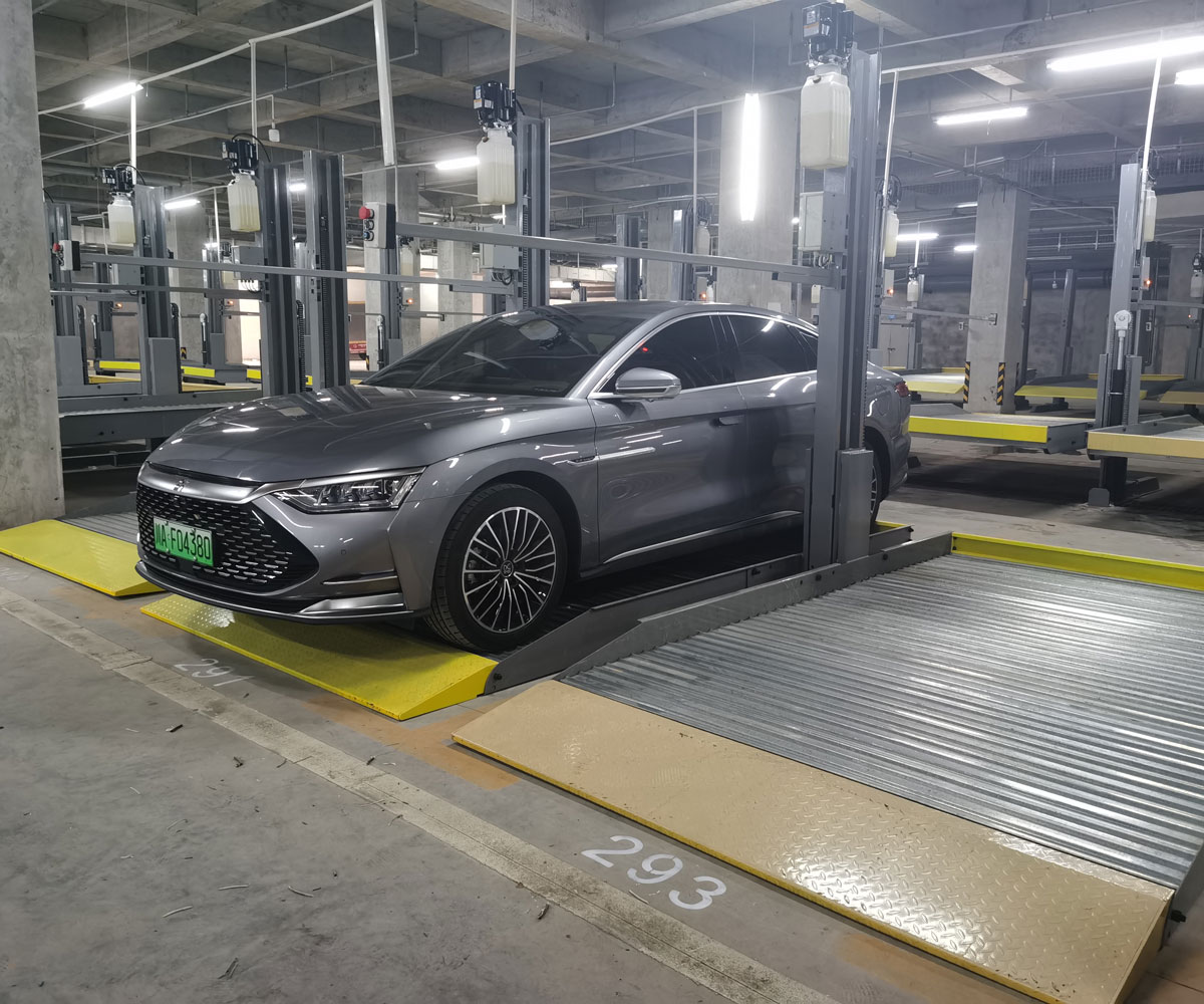 鎮寧地下室兩層簡易式機械式立體車庫