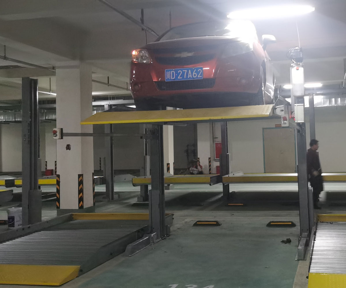 地下室雙層簡易類立體停車場設(shè)備
