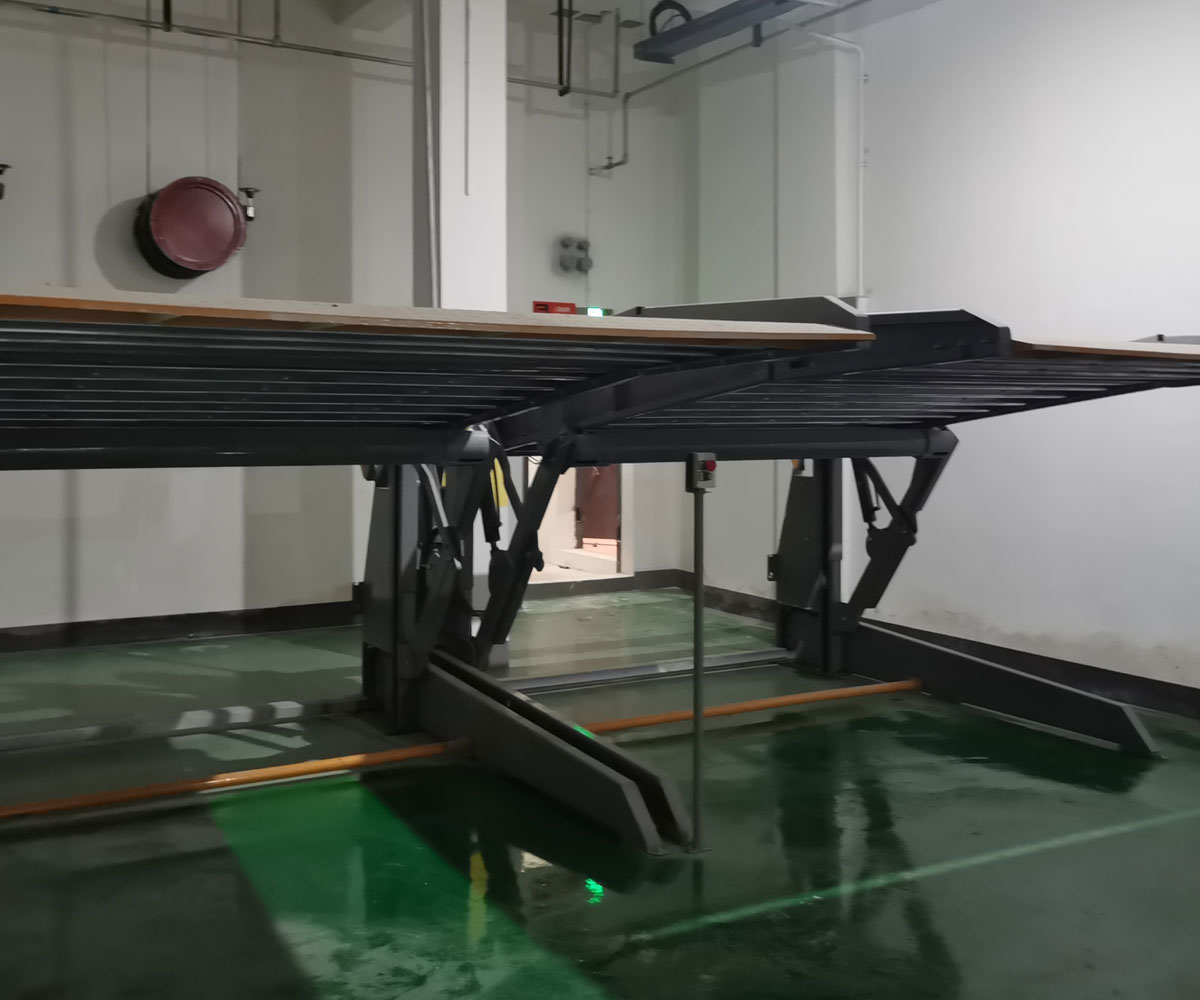 小區兩層升降式機械式立體車庫