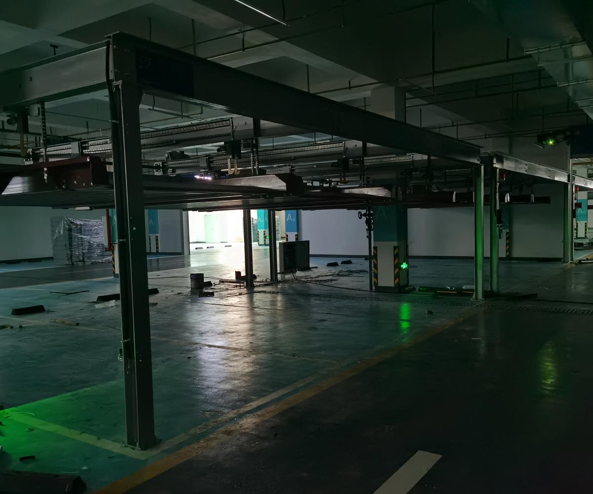 六枝小區兩柱簡易升降機械式停車位