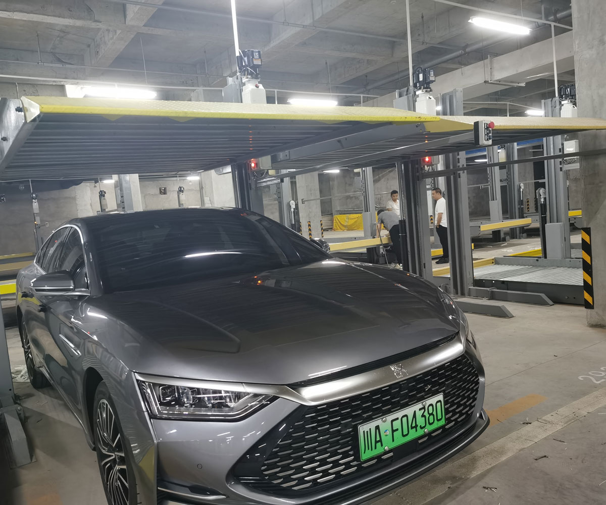 錦屏PJS兩柱簡易升降機械式停車設備
