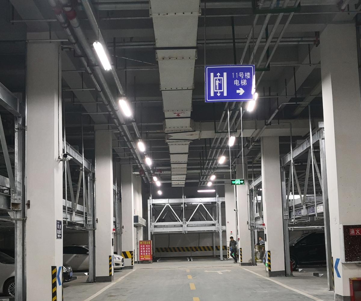 大方雙層左右橫移機械式立體車庫