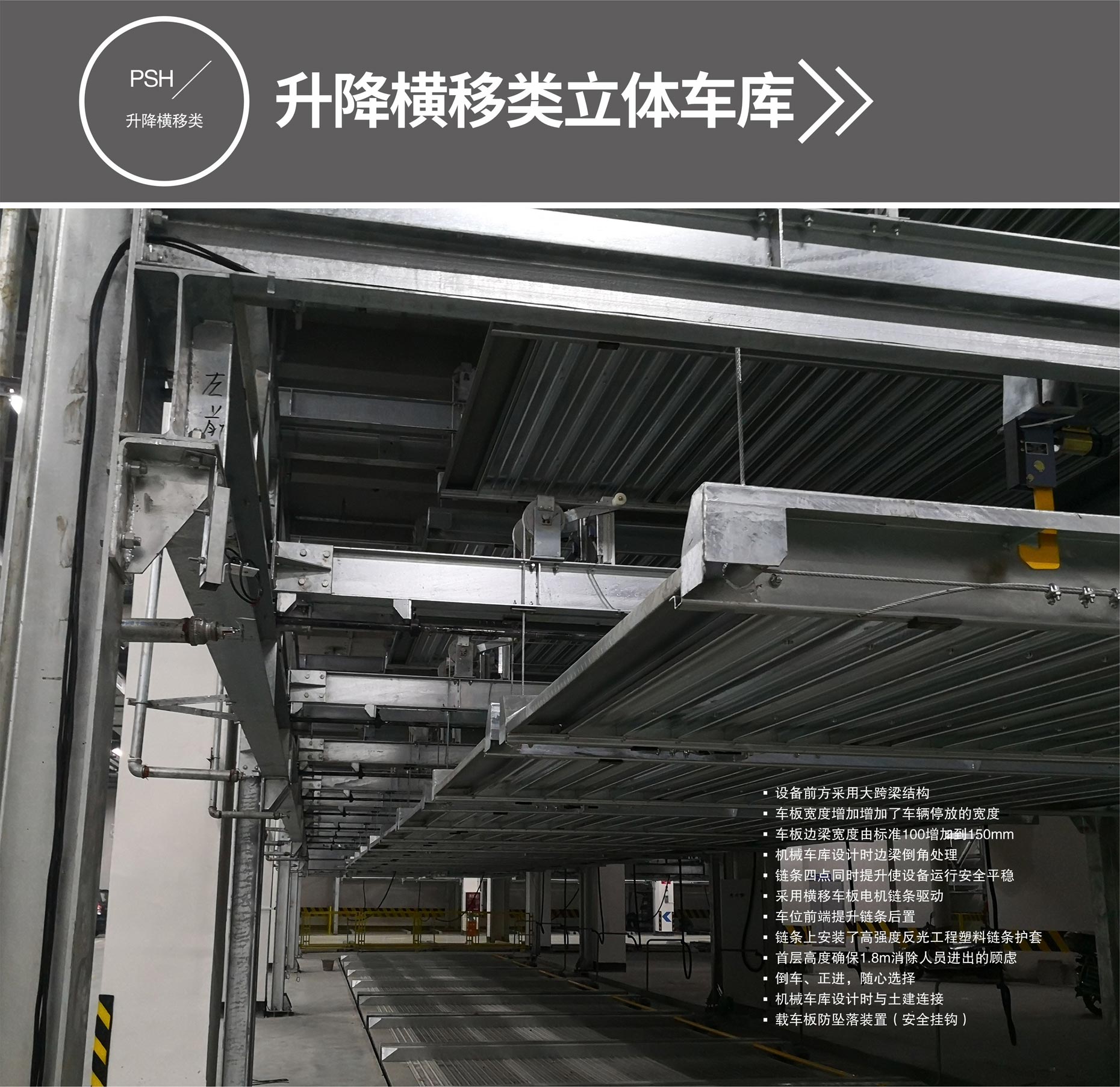 PSH升降橫移式立體停車價格升降橫移式立體車庫